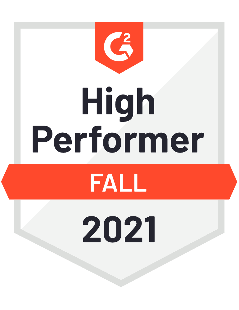 G2 High Performer Fall 2021