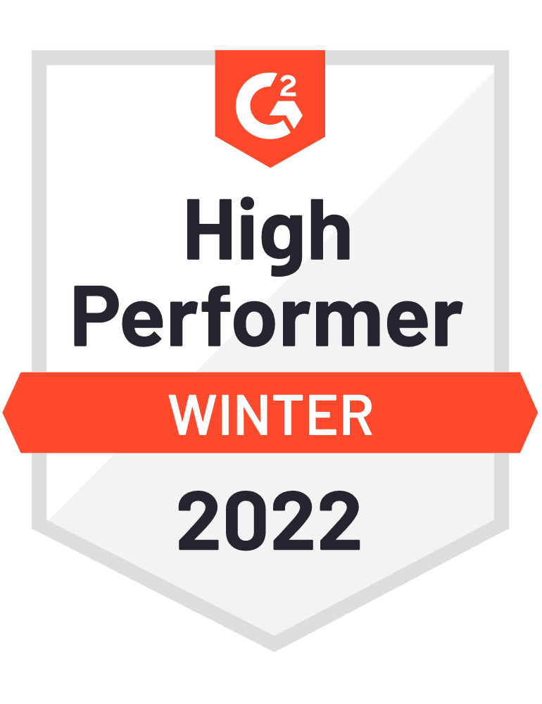G2 High Performer Winter 2022